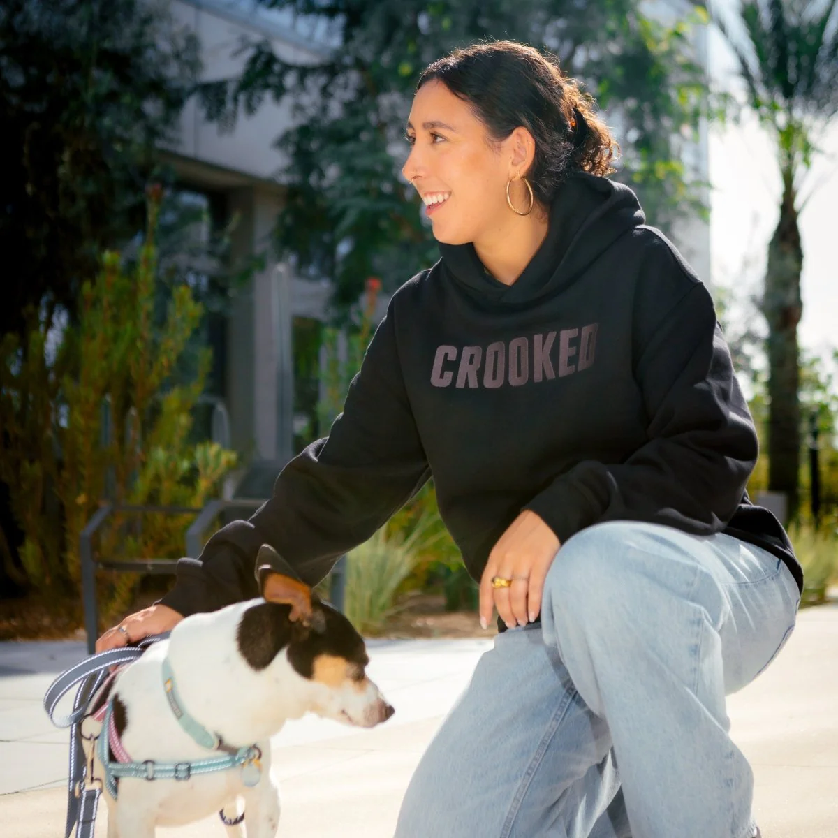 Crooked Logo Hoodie - Image 2
