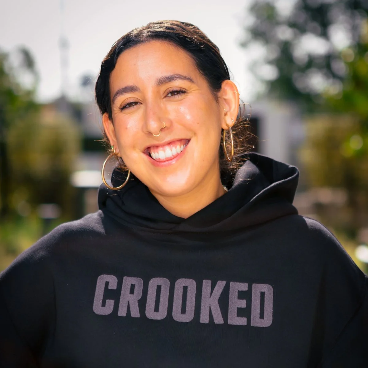 Crooked Logo Hoodie - Image 3