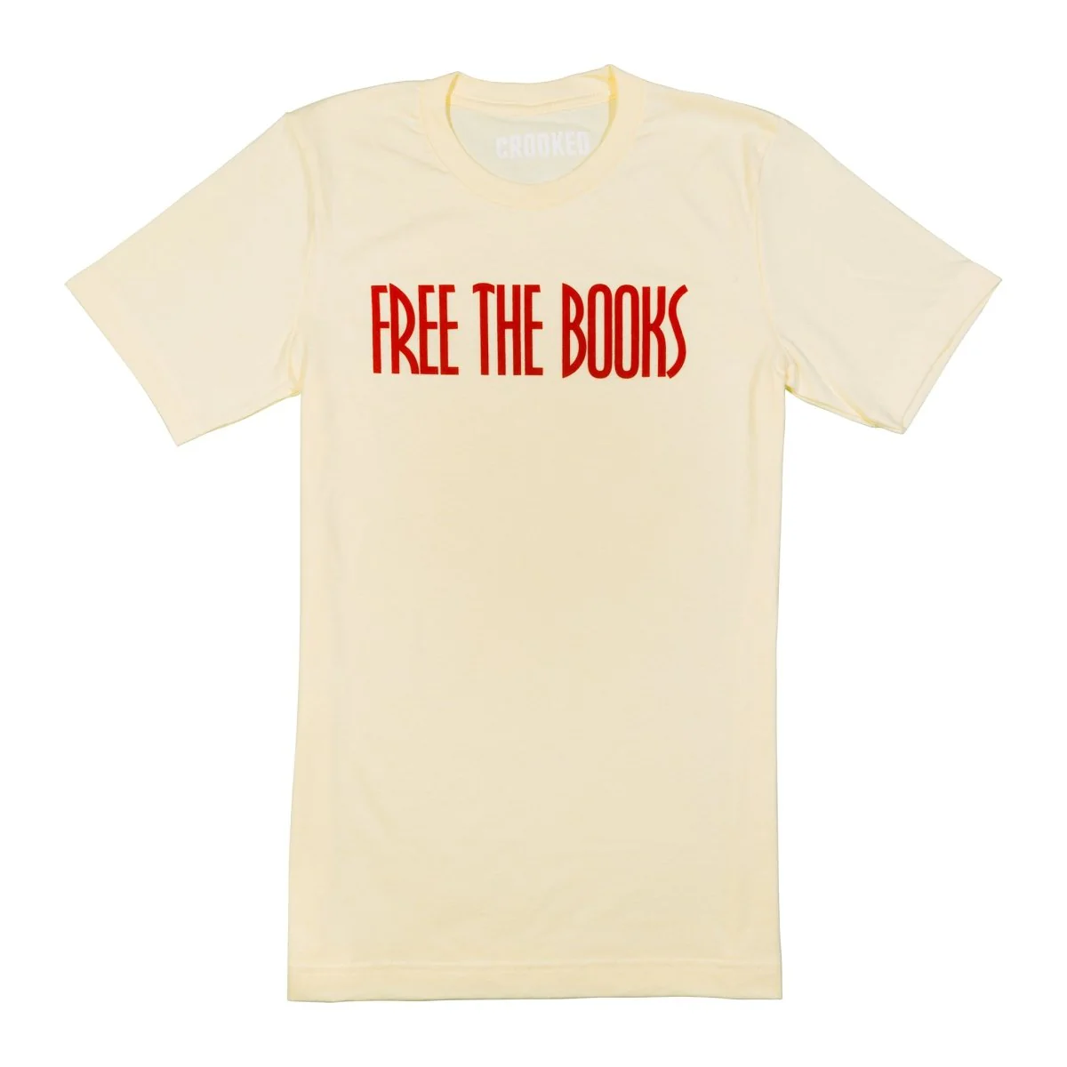 Free The Books T-Shirt - Natural