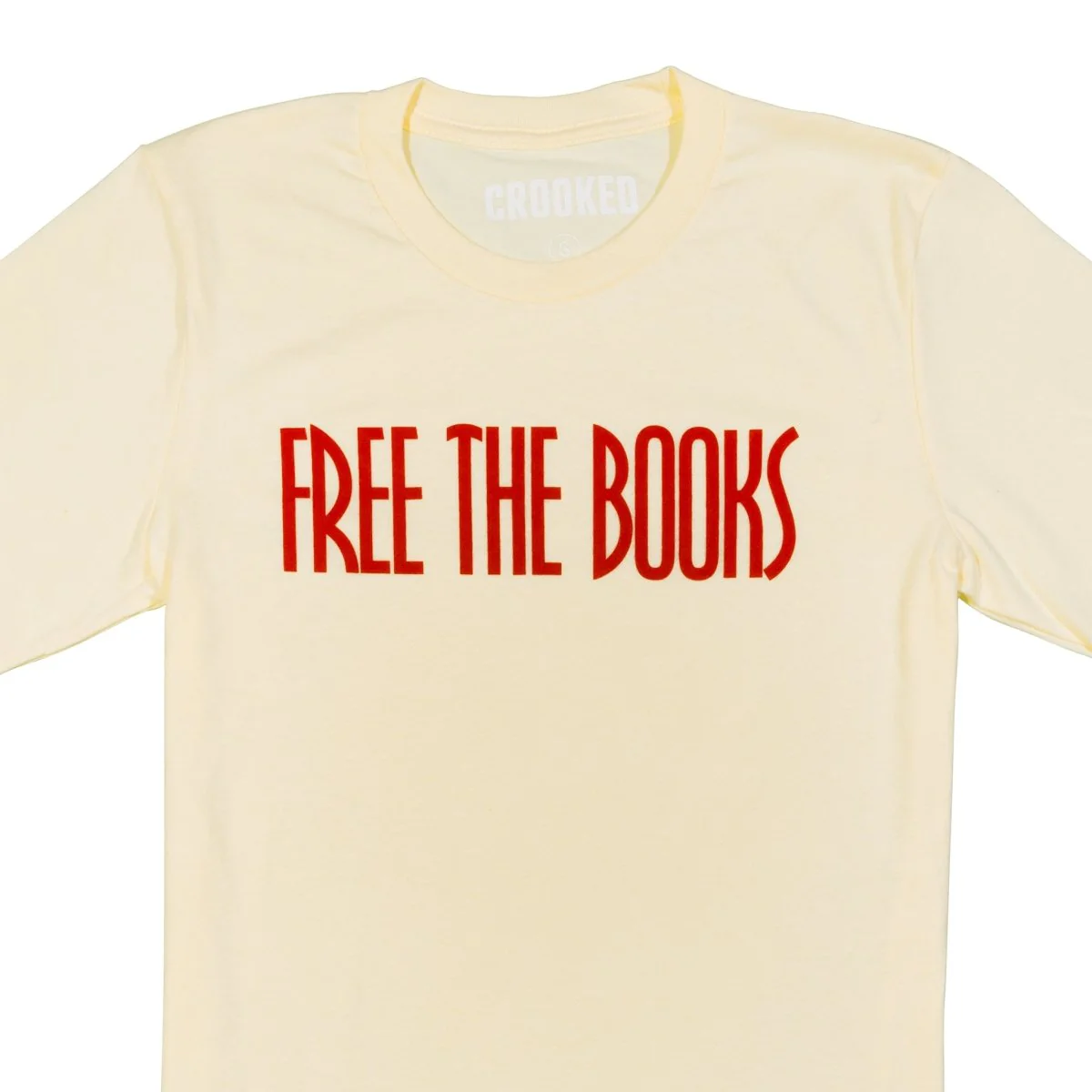 Free The Books T-Shirt - Natural - Image 2