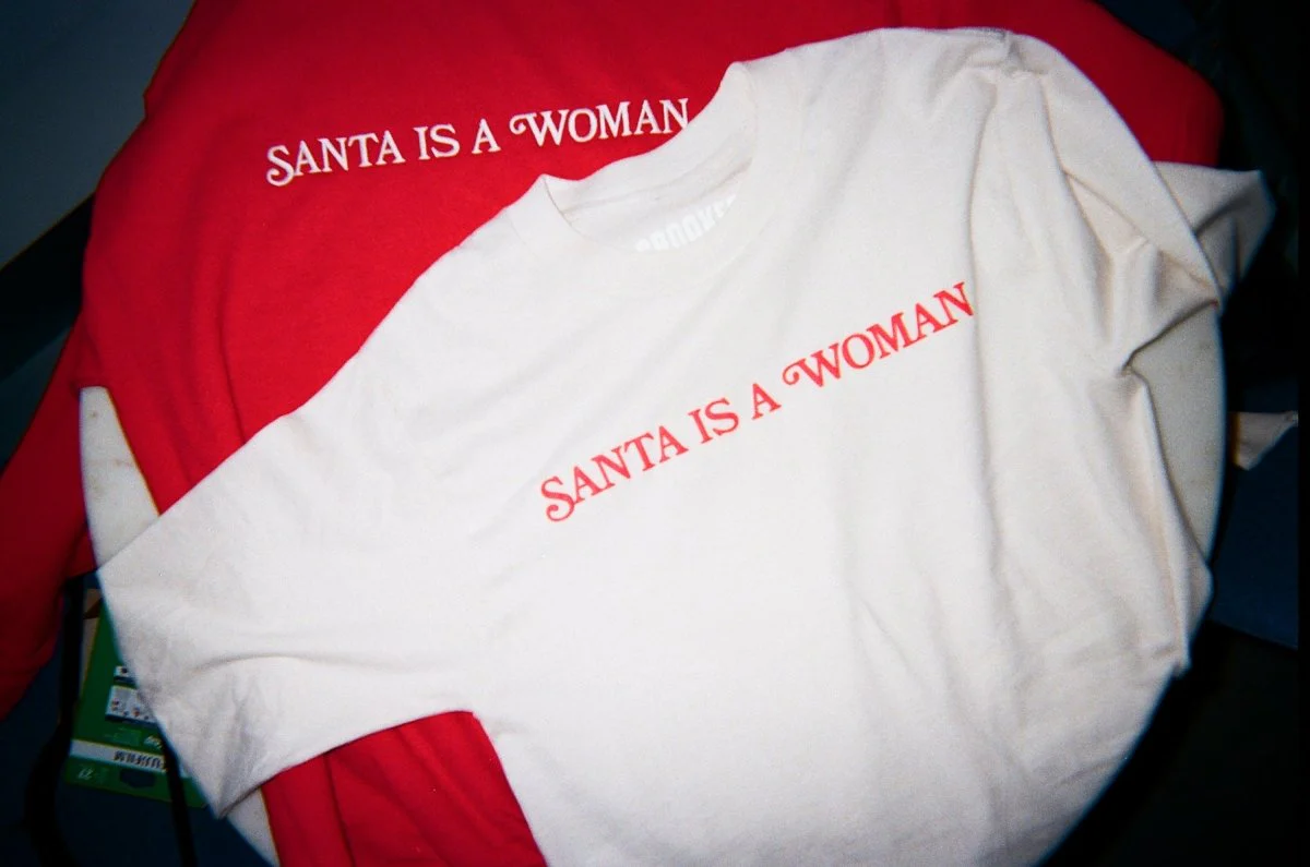 Santa is a Woman Long Sleeve Shirt - Image 4