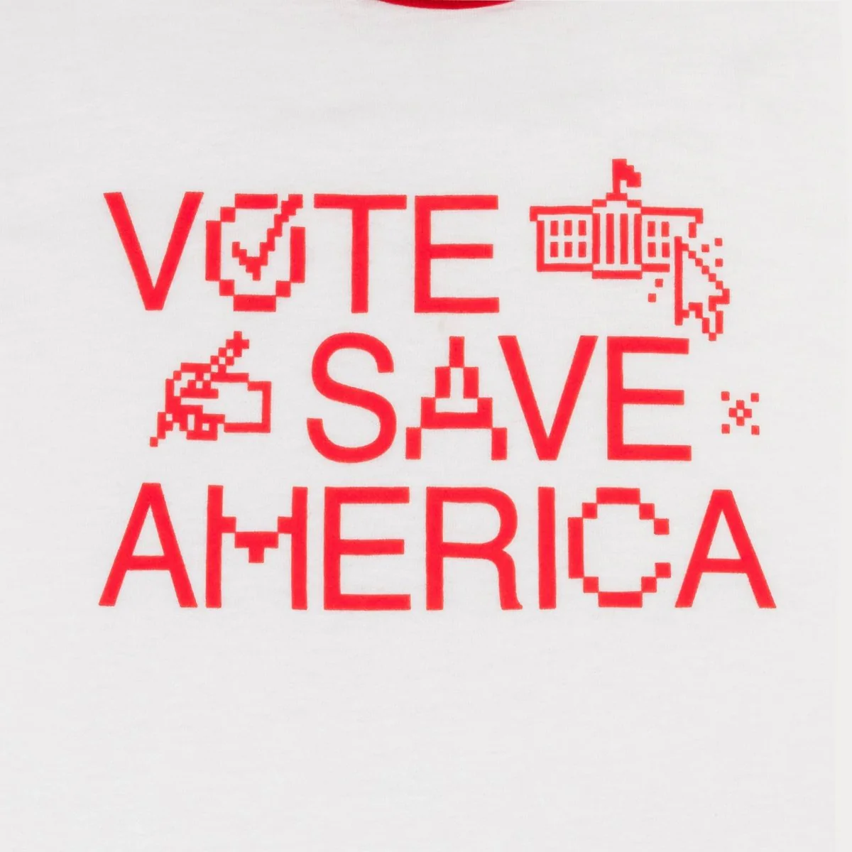 Vote Save America Ringer T-Shirt - Image 3
